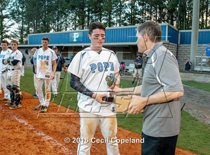 Thumbnail 2 in Pope vs. Walton (GHSA 6A Final - Game 2) photogallery.