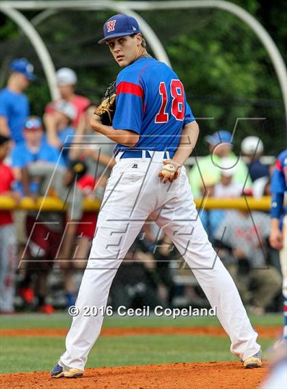 Thumbnail 2 in Pope vs. Walton (GHSA 6A Final - Game 2) photogallery.