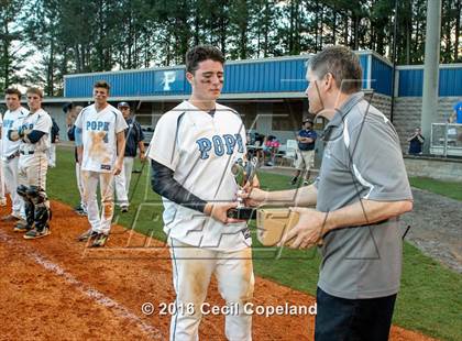Thumbnail 1 in Pope vs. Walton (GHSA 6A Final - Game 2) photogallery.