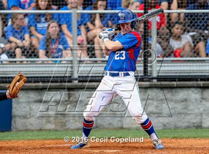 Thumbnail 1 in Pope vs. Walton (GHSA 6A Final - Game 2) photogallery.