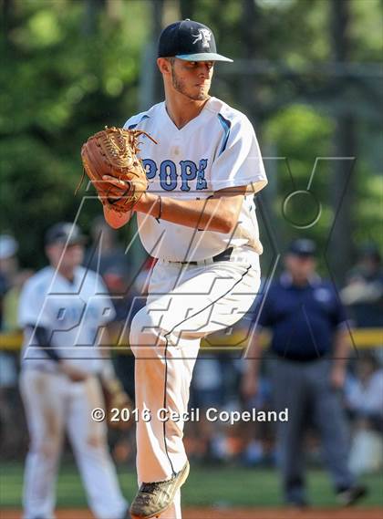 Thumbnail 1 in Pope vs. Walton (GHSA 6A Final - Game 2) photogallery.