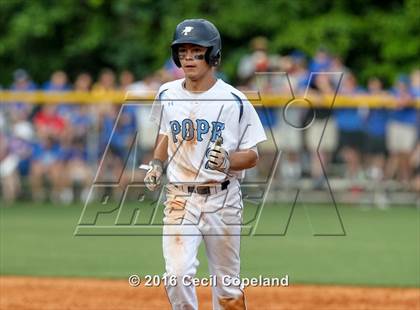 Thumbnail 1 in Pope vs. Walton (GHSA 6A Final - Game 2) photogallery.