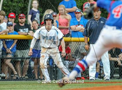 Thumbnail 3 in Pope vs. Walton (GHSA 6A Final - Game 2) photogallery.