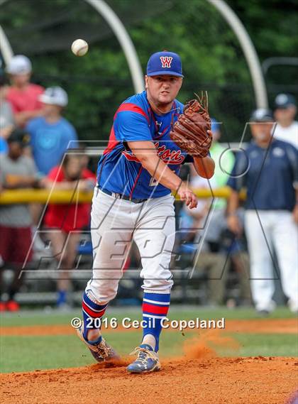 Thumbnail 1 in Pope vs. Walton (GHSA 6A Final - Game 2) photogallery.
