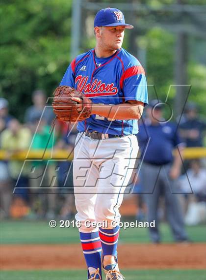 Thumbnail 1 in Pope vs. Walton (GHSA 6A Final - Game 2) photogallery.