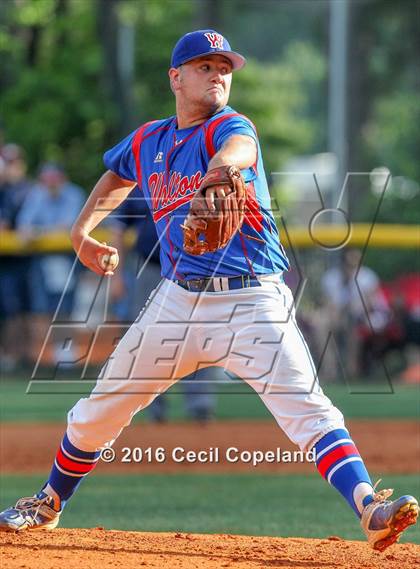 Thumbnail 3 in Pope vs. Walton (GHSA 6A Final - Game 2) photogallery.