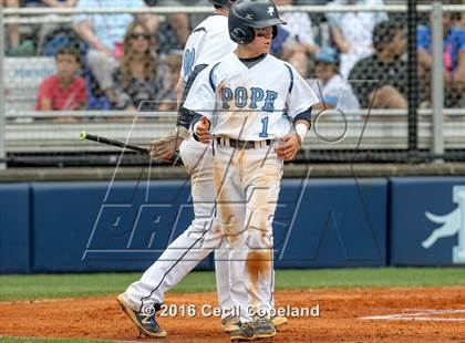 Thumbnail 2 in Pope vs. Walton (GHSA 6A Final - Game 2) photogallery.