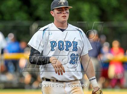 Thumbnail 2 in Pope vs. Walton (GHSA 6A Final - Game 2) photogallery.