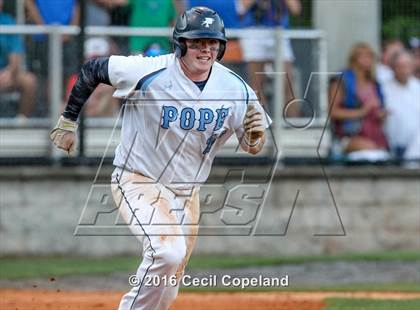 Thumbnail 2 in Pope vs. Walton (GHSA 6A Final - Game 2) photogallery.