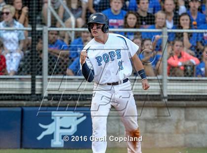 Thumbnail 2 in Pope vs. Walton (GHSA 6A Final - Game 2) photogallery.