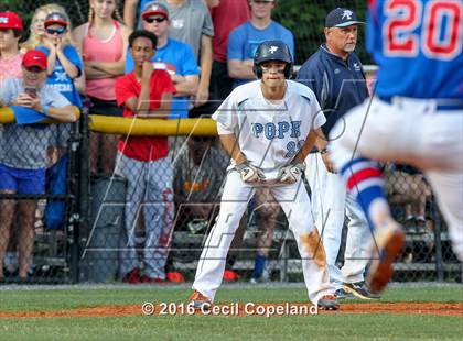 Thumbnail 1 in Pope vs. Walton (GHSA 6A Final - Game 2) photogallery.