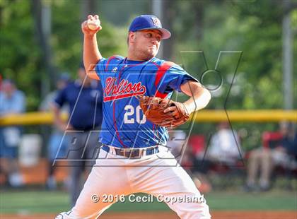Thumbnail 1 in Pope vs. Walton (GHSA 6A Final - Game 2) photogallery.