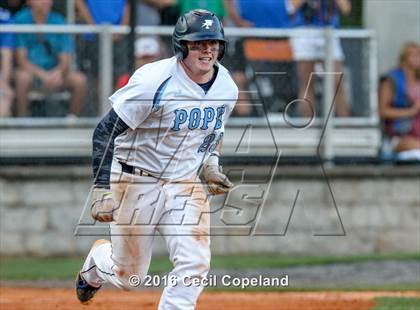 Thumbnail 1 in Pope vs. Walton (GHSA 6A Final - Game 2) photogallery.