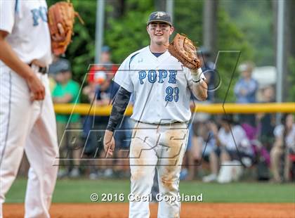 Thumbnail 2 in Pope vs. Walton (GHSA 6A Final - Game 2) photogallery.