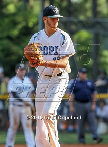 Thumbnail 3 in Pope vs. Walton (GHSA 6A Final - Game 2) photogallery.
