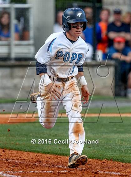 Thumbnail 2 in Pope vs. Walton (GHSA 6A Final - Game 2) photogallery.