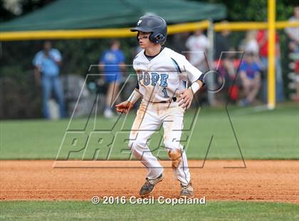 Thumbnail 3 in Pope vs. Walton (GHSA 6A Final - Game 2) photogallery.