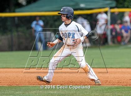 Thumbnail 1 in Pope vs. Walton (GHSA 6A Final - Game 2) photogallery.