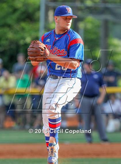 Thumbnail 2 in Pope vs. Walton (GHSA 6A Final - Game 2) photogallery.