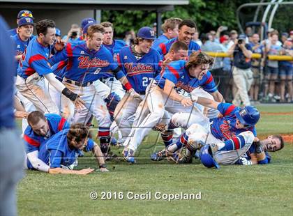 Thumbnail 1 in Pope vs. Walton (GHSA 6A Final - Game 2) photogallery.