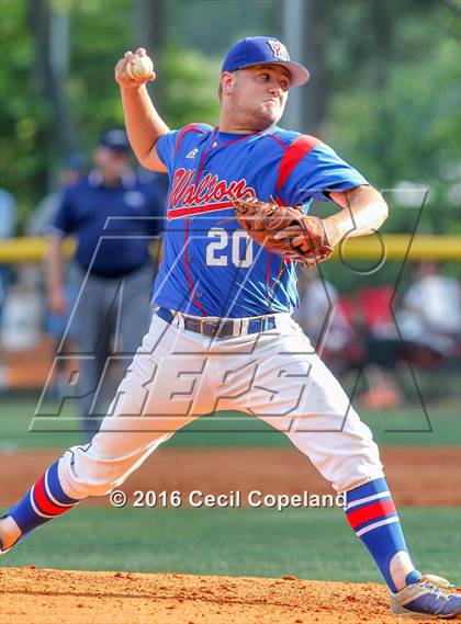 Thumbnail 1 in Pope vs. Walton (GHSA 6A Final - Game 2) photogallery.