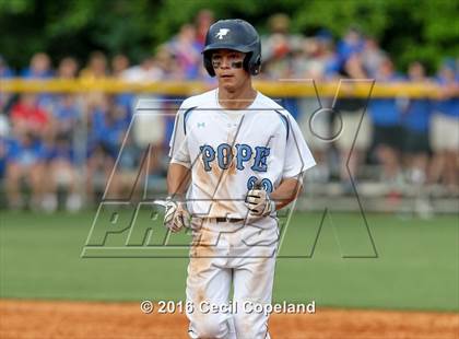Thumbnail 3 in Pope vs. Walton (GHSA 6A Final - Game 2) photogallery.