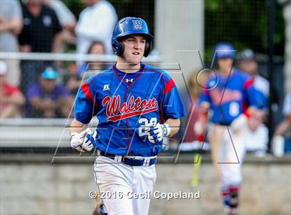 Thumbnail 3 in Pope vs. Walton (GHSA 6A Final - Game 2) photogallery.
