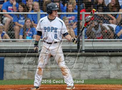 Thumbnail 3 in Pope vs. Walton (GHSA 6A Final - Game 2) photogallery.