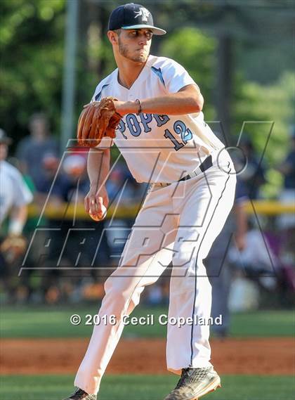 Thumbnail 3 in Pope vs. Walton (GHSA 6A Final - Game 2) photogallery.