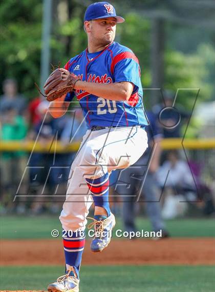 Thumbnail 3 in Pope vs. Walton (GHSA 6A Final - Game 2) photogallery.