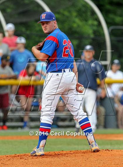 Thumbnail 2 in Pope vs. Walton (GHSA 6A Final - Game 2) photogallery.