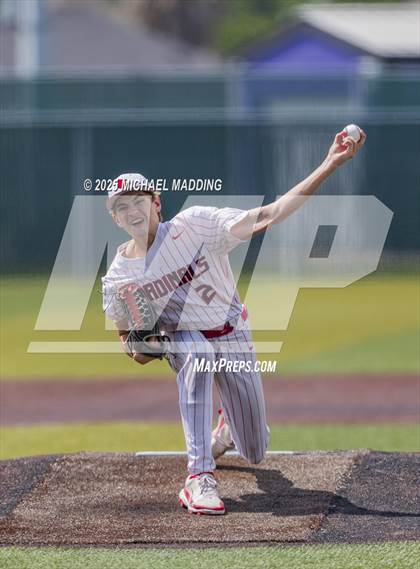 Thumbnail 2 in Hardin-Jefferson vs Bridge City (UIL Baseball 4A D2 Area Playoff game 3) photogallery.