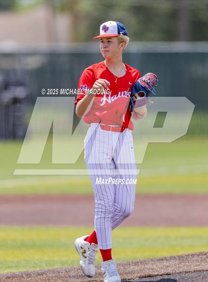 Thumbnail 3 in Hardin-Jefferson vs Bridge City (UIL Baseball 4A D2 Area Playoff game 3) photogallery.