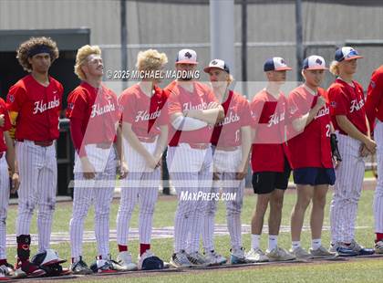 Thumbnail 3 in Hardin-Jefferson vs Bridge City (UIL Baseball 4A D2 Area Playoff game 3) photogallery.