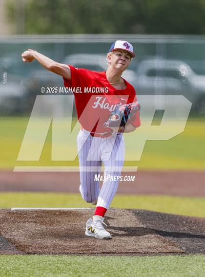 Thumbnail 3 in Hardin-Jefferson vs Bridge City (UIL Baseball 4A D2 Area Playoff game 3) photogallery.