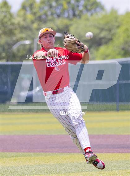 Thumbnail 3 in Hardin-Jefferson vs Bridge City (UIL Baseball 4A D2 Area Playoff game 3) photogallery.