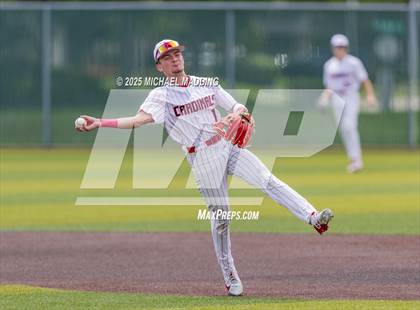Thumbnail 1 in Hardin-Jefferson vs Bridge City (UIL Baseball 4A D2 Area Playoff game 3) photogallery.