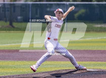 Thumbnail 1 in Hardin-Jefferson vs Bridge City (UIL Baseball 4A D2 Area Playoff game 3) photogallery.