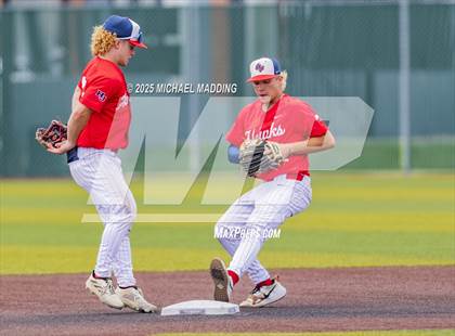 Thumbnail 1 in Hardin-Jefferson vs Bridge City (UIL Baseball 4A D2 Area Playoff game 3) photogallery.