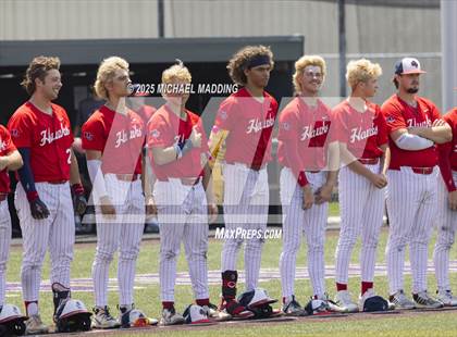 Thumbnail 2 in Hardin-Jefferson vs Bridge City (UIL Baseball 4A D2 Area Playoff game 3) photogallery.