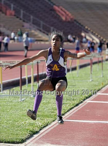 Thumbnail 2 in CIF SJS Masters Championships (Girls Long Jump - Final) photogallery.