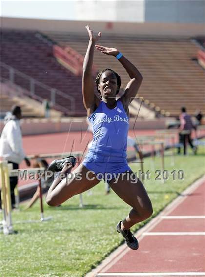 Thumbnail 2 in CIF SJS Masters Championships (Girls Long Jump - Final) photogallery.