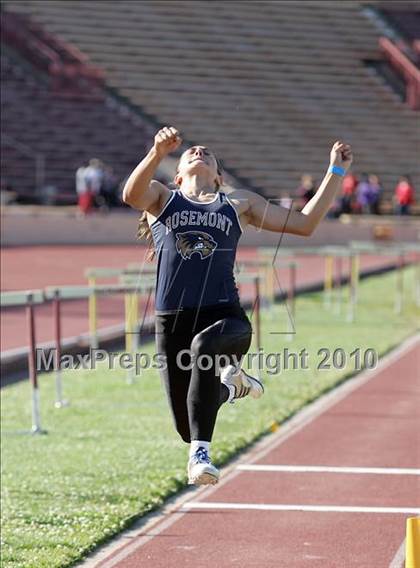 Thumbnail 1 in CIF SJS Masters Championships (Girls Long Jump - Final) photogallery.