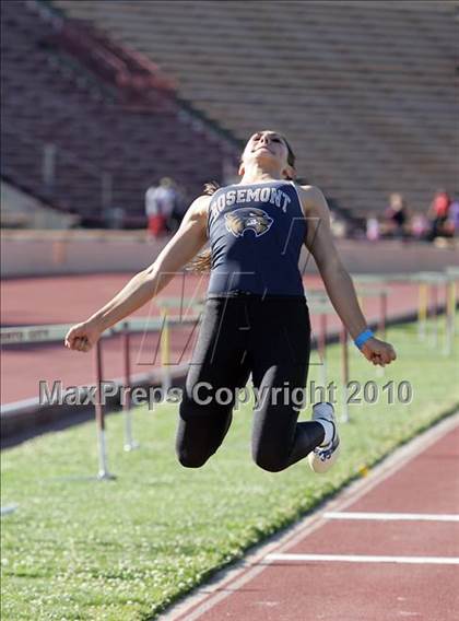 Thumbnail 2 in CIF SJS Masters Championships (Girls Long Jump - Final) photogallery.