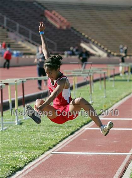 Thumbnail 2 in CIF SJS Masters Championships (Girls Long Jump - Final) photogallery.