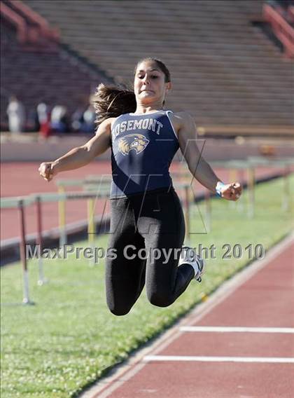 Thumbnail 2 in CIF SJS Masters Championships (Girls Long Jump - Final) photogallery.