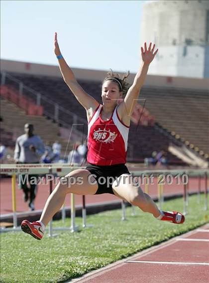 Thumbnail 2 in CIF SJS Masters Championships (Girls Long Jump - Final) photogallery.