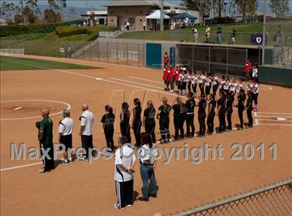 Thumbnail 1 in Pomona Catholic vs. Bellarmine-Jefferson (CIF SS D7 Final) photogallery.