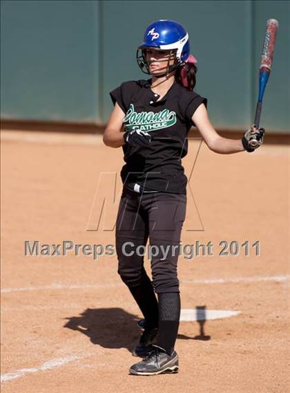 Thumbnail 1 in Pomona Catholic vs. Bellarmine-Jefferson (CIF SS D7 Final) photogallery.