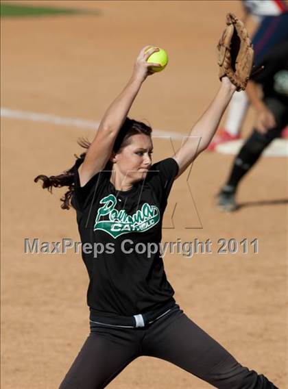 Thumbnail 3 in Pomona Catholic vs. Bellarmine-Jefferson (CIF SS D7 Final) photogallery.